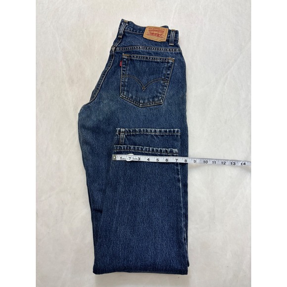 Levis 550 Relaxed‎ Tapered Jeans Blue Denim Womenswear Retro Style - Picture 8 of 8